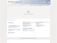 Tablet Screenshot of barnhartinterests.com